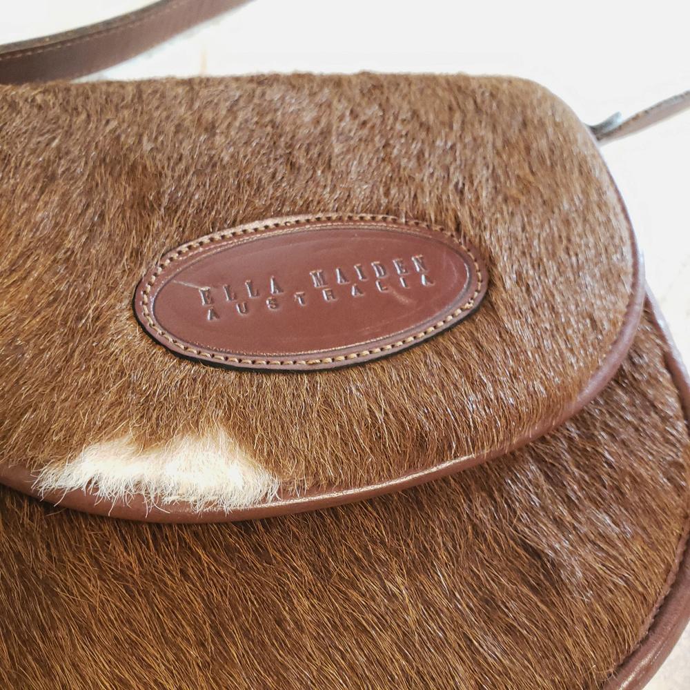 Ella Maiden Australia Leather Haircalf Crossbody - Picture 5 of 8